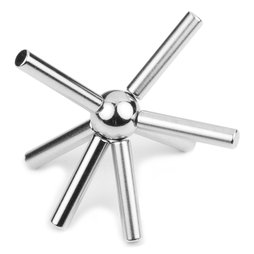 S-05-25-N, Staafmagneet Ø 5 mm, hoogte 25 mm, neodymium, N45, vernikkeld