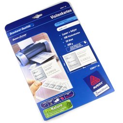 M-34, Avery Zweckform C32011, Blanko-Visitenkarten für magnetische Namensschilder, Packung mit 10 Blatt