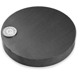 FE-S-100-15, Schijfmagneet Ø 100 mm, hoogte 15 mm, ferriet, Y35, zonder coating
