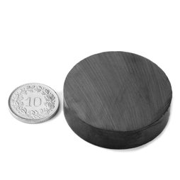 Scheibenmagnet Ø 40 mm, Höhe 10 mm