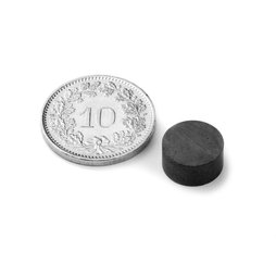 Scheibenmagnet Ø 10 mm, Höhe 5 mm