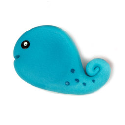 LIV-41/whale, Handmade Magnete, Unikate aus Fimo im 4er-Set, Walfisch