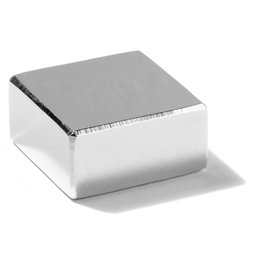 Q-30-30-15-N, Parallélépipède magnétique 30 x 30 x 15 mm, néodyme, N45, nickelé