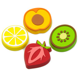 LIV-50, Fruity, Dekomagnete in Form von Früchten, 4er-Set