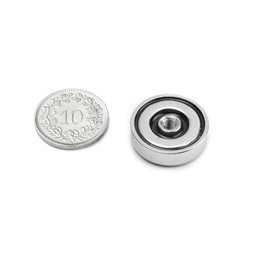 ITN-20, Topfmagnet mit Innengewinde M4, Ø 20 mm