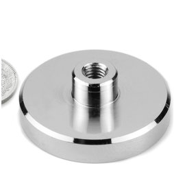 TCN-50, Potmagneet met draadbus, Ø 50 mm, schroefdraad M8