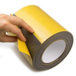MT-150-STIC, Magneettape ferriet 150 mm, zelfklevend magneetband, rollen à 1 m / 5 m / 25 m