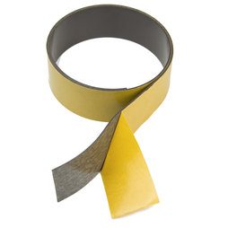 MT-40-STIC, Bande magnétique adhésive ferrite 40 mm, bande magnétique autocollante, rouleaux d'1 m / 5 m / 25 m