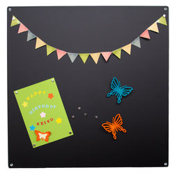 MB-11, Magneetbord vierkant, van 0.8 mm dik staalplaat, 40 x 40 cm, in verschillende kleuren
