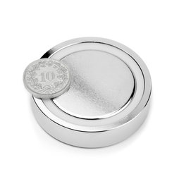 FGN-48, Aimant en pot à coller, Ø 48 mm