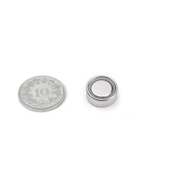 FGN-13, Topfmagnet zum Einkleben, Ø 13 mm