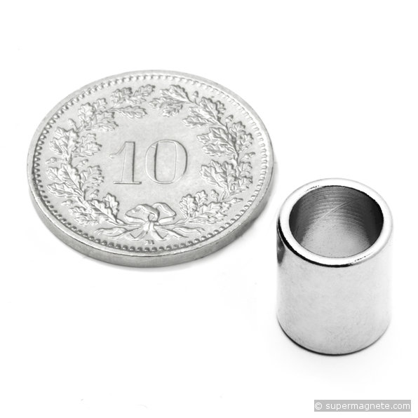 Ringmagneet Ø 9/7 mm, hoogte 11 mm