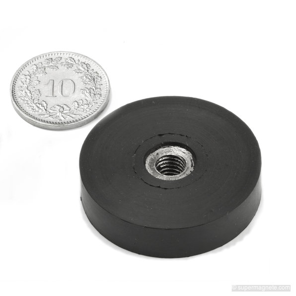 potmagneet met rubber coating