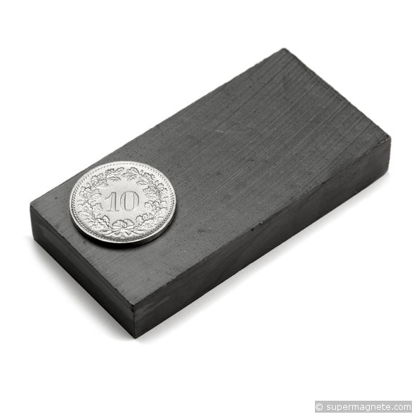 Quadermagnet 60 x 30 x 10 mm